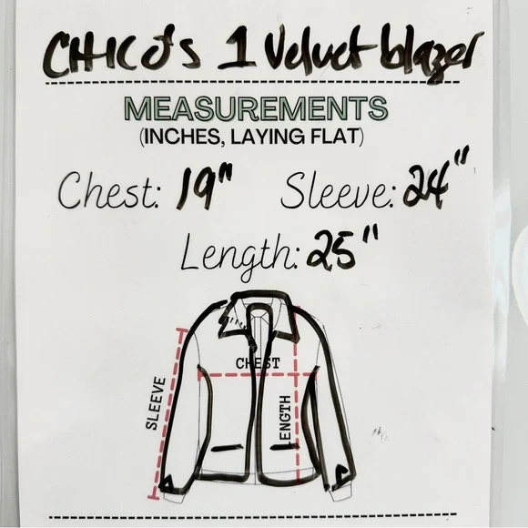 Chico’s Velvet Paisley Blazer 1 M 8/10 Blue - Picture 11 of 12